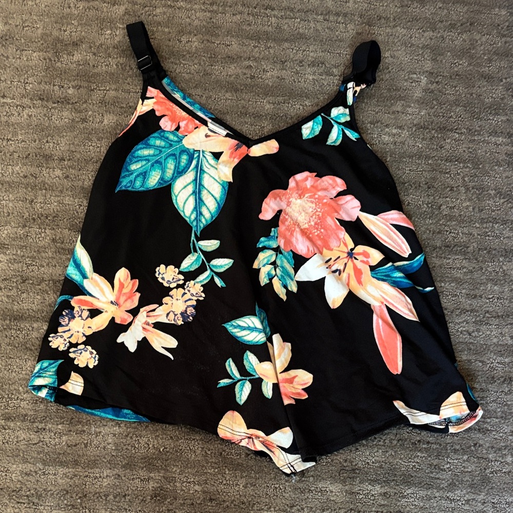 Tropical Floral Women's Camisole Top